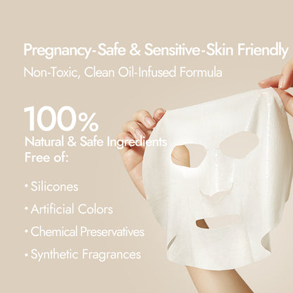 Luminous Dewy Skin Facial Mask Cactus Seed & Jasmine for Anti-aging & Brightening